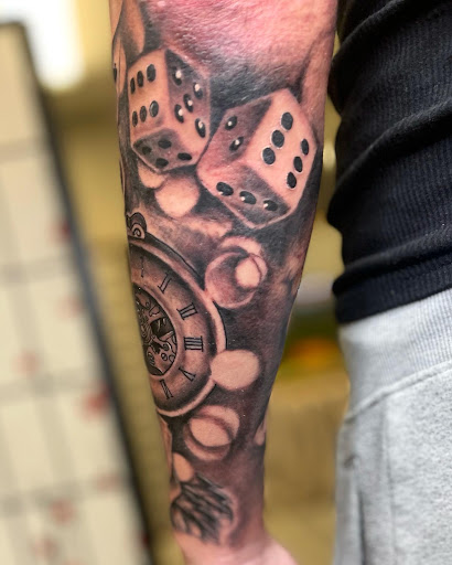 Find harley quinn and poison ivy tattoo ideas for your next unique tattoo in Watford City at Soulful Ink Studios