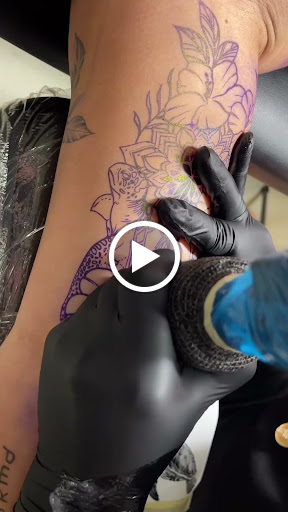 Explore dog tattoos ideas, creative tattoo ideas in San Diego, available at Wylde Sydes Tattoo & Body Piercing