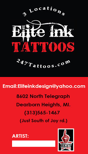 Tattoo Shop «Elite Ink Tattoo Studios», reviews and photos, 32750 Mound Rd, Warren, MI 48092, USA