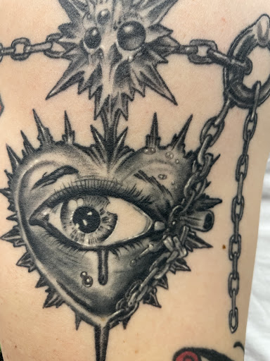Explore tattoo idea legs, creative tattoo ideas in Hackettstown, available at First Place Tattoos