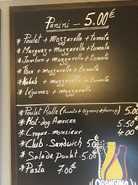 Crêperie Bonsergent à Paris menu