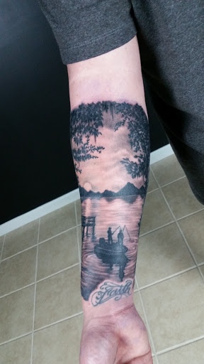 Explore colorful tattoo ideas, creative tattoo ideas in North Little Rock, available at Black Cobra Tattoo Studio