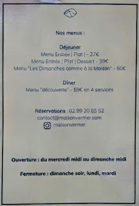 Carte du Maison Vermer à Saint-Malo