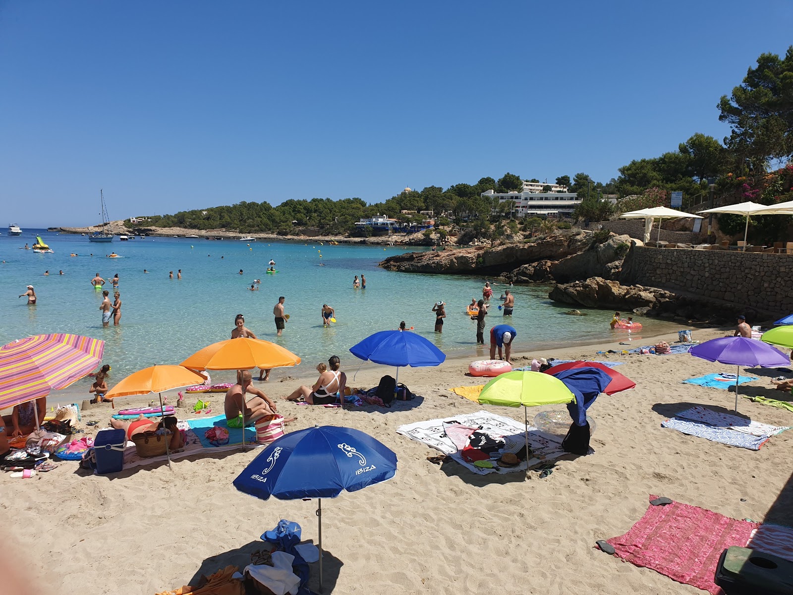 Photo of Portinatx Beach II and the settlement