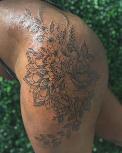 Explore tattoo shading ideas, creative tattoo ideas in Gulfport, available at Phantom Art Studio