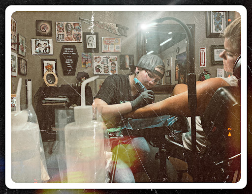 Explore small alice in wonderland tattoo ideas, creative tattoo ideas in Roanoke, available at Saint Cecilias Art Studio