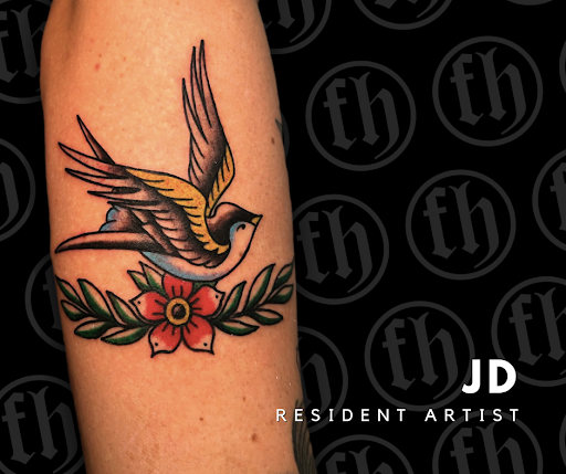 Explore father tattoo ideas, creative tattoo ideas in Kissimmee, available at Fallen Heroes Tattoo & Piercing (Florida)