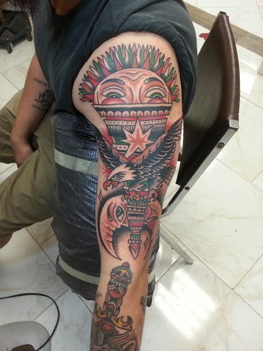 Explore taurus sign tattoo ideas, creative tattoo ideas in Temple, available at Lucky In Love Tattoo