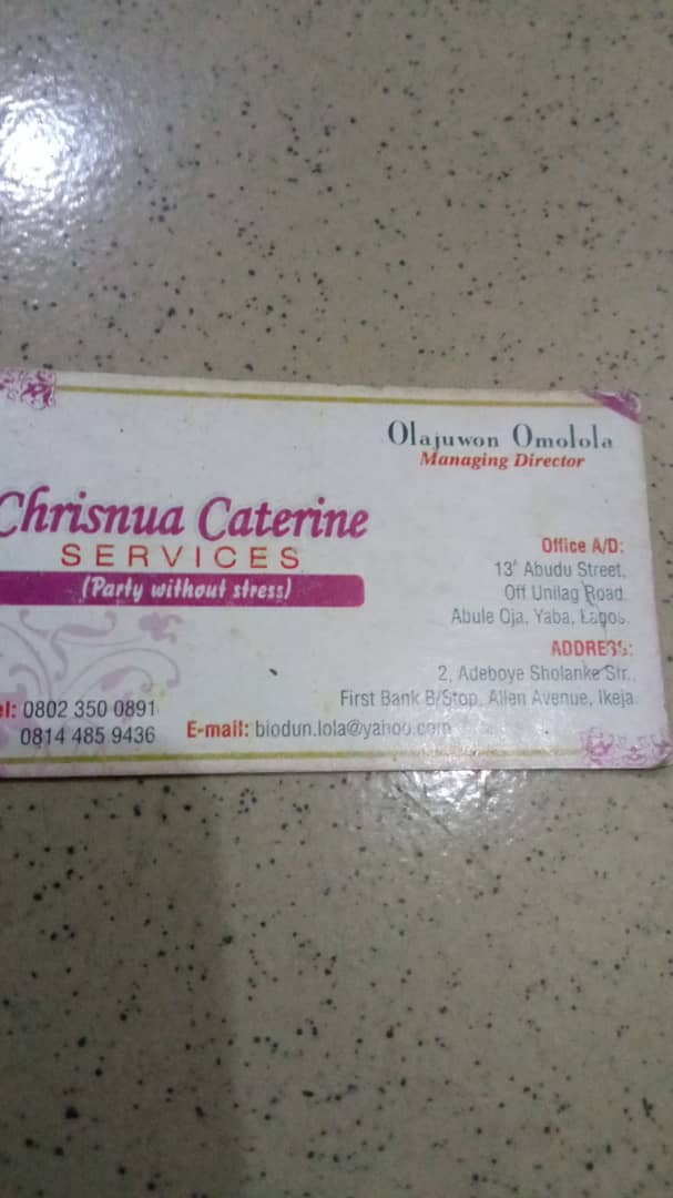 CHRISNUA CATERING SERVICES