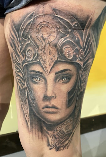 Explore lightning tattoo ideas, creative tattoo ideas in Buckeye, available at Irie Art in Ink