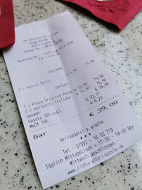 Carte du Ristorante Rössle à Laupheim