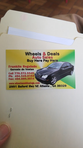 Used Car Dealer «Wheels and Deals», reviews and photos, 2991 Buford Hwy NE, Atlanta, GA 30329, USA