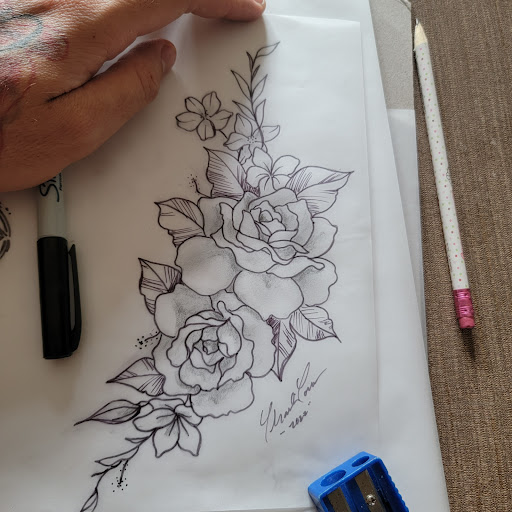 Explore cute tri moon tattoo ideas, creative tattoo ideas in Traverse City, available at Pinups & Needles