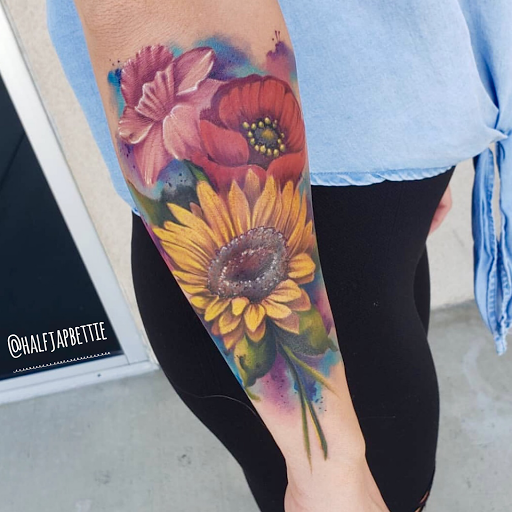 Explore tattoo ideas womens arm, creative tattoo ideas in Fontana, available at Dark Hearts Tattoo Gallery