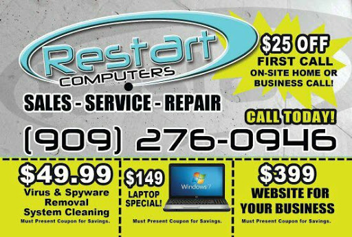 Computer Repair Service «Restart Computer Repair & Sales», reviews and photos, 1505 N Waterman Ave, San Bernardino, CA 92404, USA
