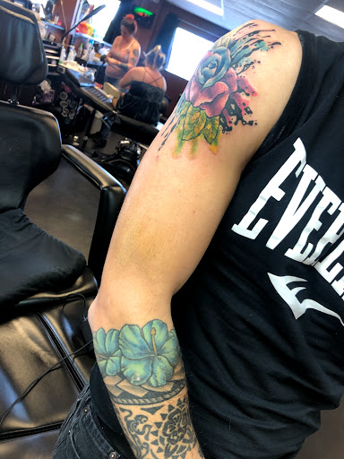 Explore tattoo ideas on thigh, creative tattoo ideas in Saint Petersburg, available at Foolish Pride Tattoo Co.