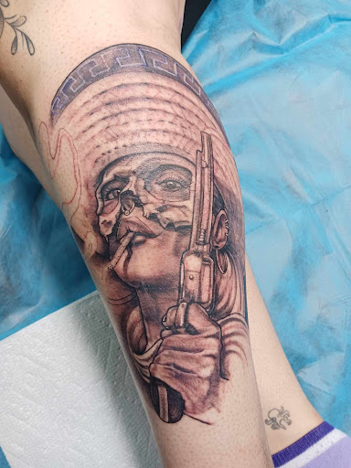 Explore lakers tattoo ideas, creative tattoo ideas in El Paso, available at American Tattoo Society of Ft Bliss