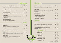 Menu / carte de Cuore Nero Food and Relax à Santo Stefano di Sessanio