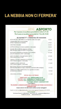 Restaurant Osteria Visconti di De Micheli Mauro à Monza (le menu)