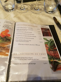 Restaurant l Epicerie à Amboise menu