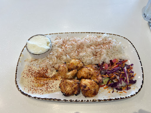 Chicken Kebab in the lunch menu