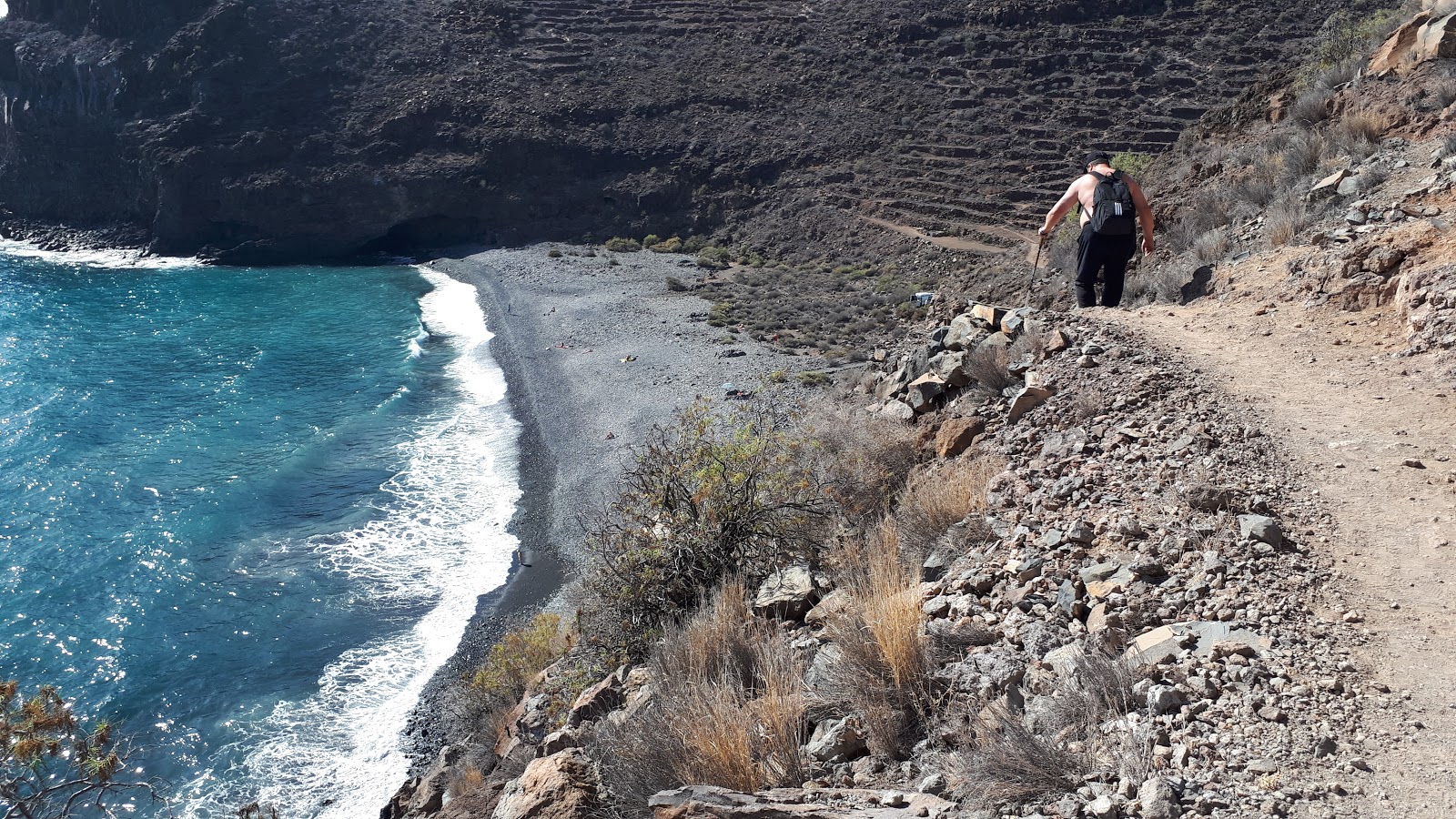 Foto de Playa del Medio com várias baías espaçosas