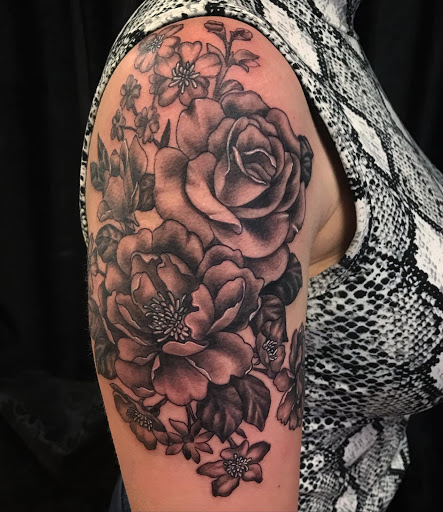 Explore ring tattoo cover up ideas, creative tattoo ideas in Maumelle, available at Lucky Bella Tattoos