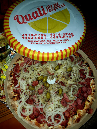 Logo da empresa - Quali pizza Carijos