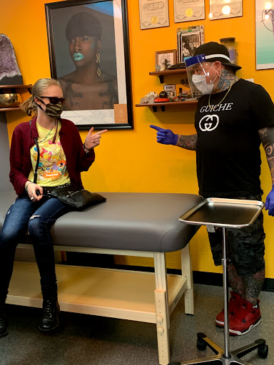 Explore maple leaf tattoo ideas, creative tattoo ideas in Springfield, available at Area 51 Tattoo