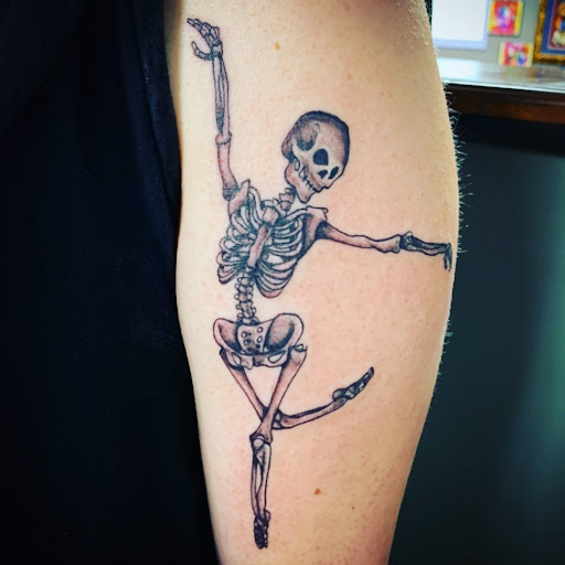 Explore sleeve tattoo filler ideas, creative tattoo ideas in Deptford, available at THE CONVENT Tattoo & Body Piercing Studio