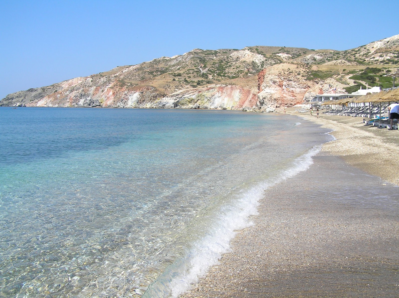 Paliochori beach'in fotoğrafı geniş ile birlikte