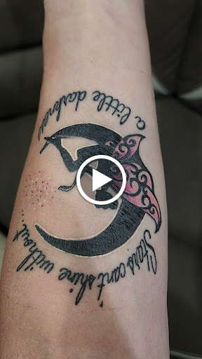 Explore phoenix bird tattoo ideas, creative tattoo ideas in Redding, available at Til Valhalla Tattoo Studio