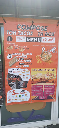 Tacos Le Trilogi (TLT) à Alès menu