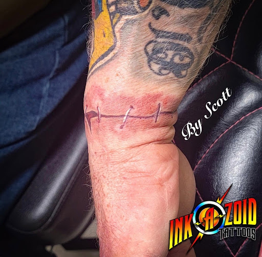 Explore funny friend tattoo ideas, creative tattoo ideas in Kingsport, available at Ink-a-zoid Tattoos & Piercings