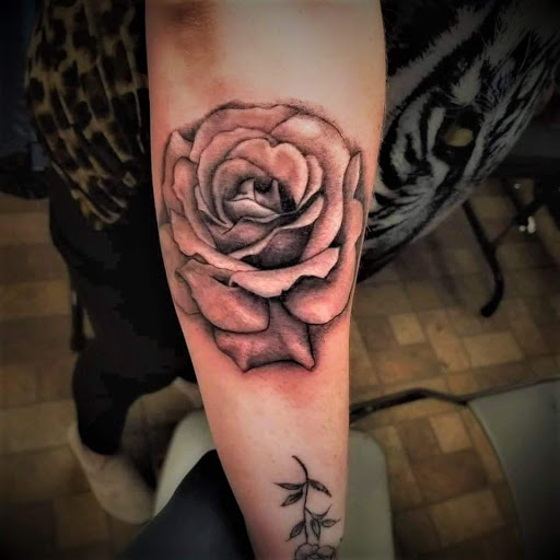 Find tropical flower tattoo ideas for your next unique tattoo in Salt Lake City at Koi Dragon Tattoos