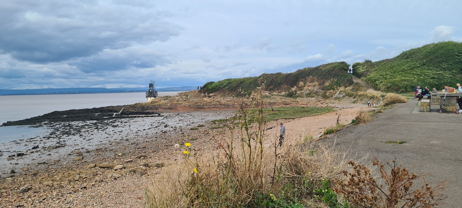 Fotografija Plaža Portishead z prostorna obala