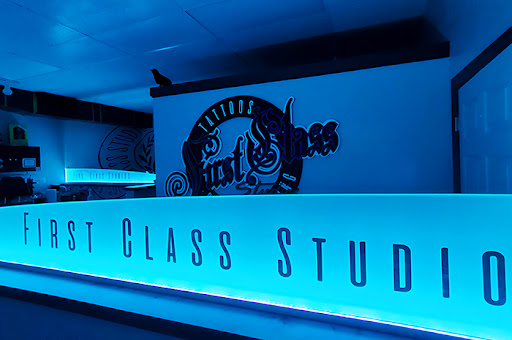 Explore cool upper arm tattoo ideas, creative tattoo ideas in Dover, available at First Class Studios