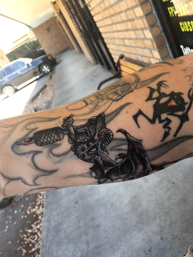 Explore ghost ship tattoo ideas, creative tattoo ideas in Okeechobee, available at Muck City Tattoos & Piercings