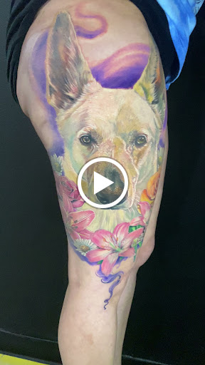 Explore chainsaw man tattoo ideas, creative tattoo ideas in Mcallen, available at World Famous La Mancha Tattooz