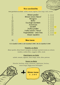 Menu / carte de Restaurant CICEK à Schiltigheim