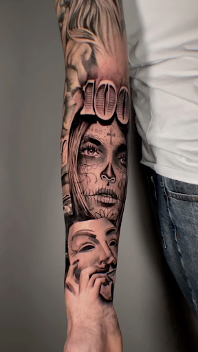 Explore ace of hearts tattoo ideas, creative tattoo ideas in Culver City, available at Art Collector Tattoo