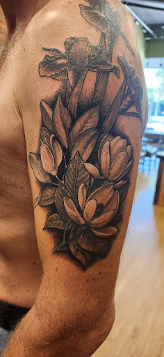 Explore drug tattoo ideas, creative tattoo ideas in Mcminnville, available at Iron Tusk Tattoos