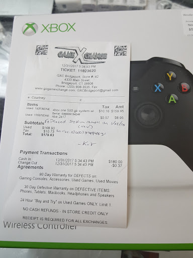 Video Game Store «Game X Change», reviews and photos, 4344 Main St, Bridgeport, CT 06606, USA