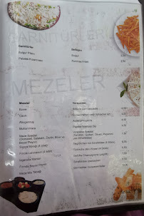 Menu / carte de Ziyafet Grill Restaurant à Saarbrücken