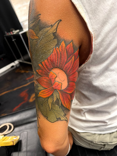 Explore back of the arm tattoo ideas, creative tattoo ideas in Hartselle, available at Kingdom Minds Ink