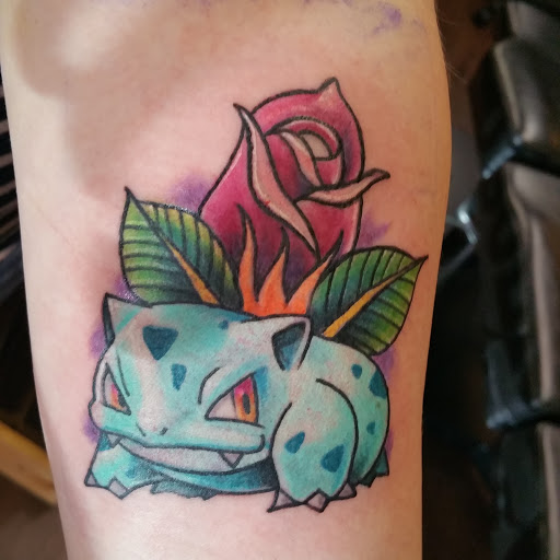 Explore trap house tattoo ideas, creative tattoo ideas in Fort Smith, available at Hanging City Body Modification