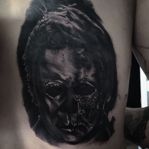 Explore fishing tattoo ideas for men, creative tattoo ideas in Midlothian, available at Rivermore Tattoo