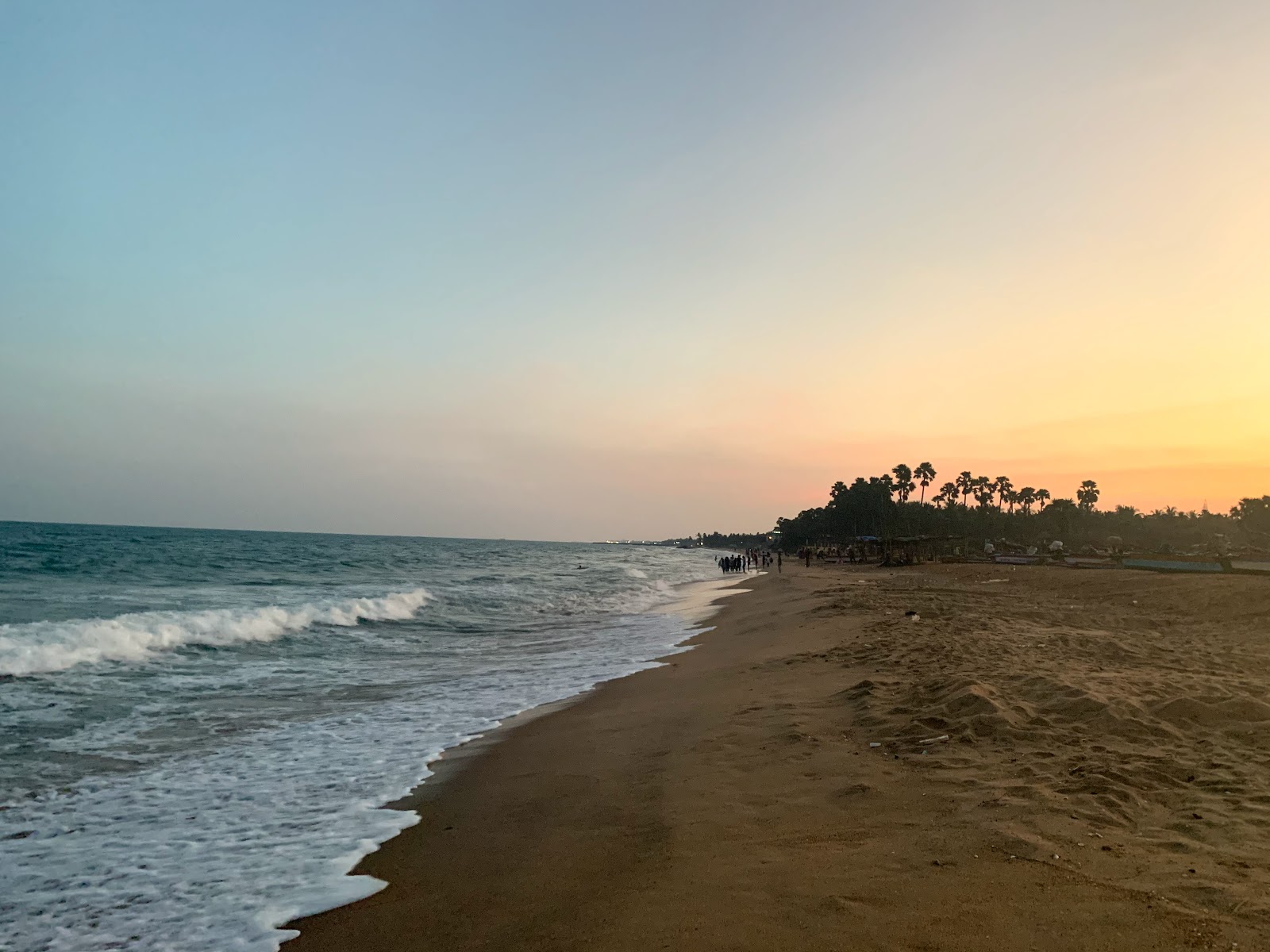 Foto van Auroville Beach gelegen in een natuurlijk gebied