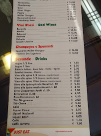 Menu du Mei Wei à Genoa