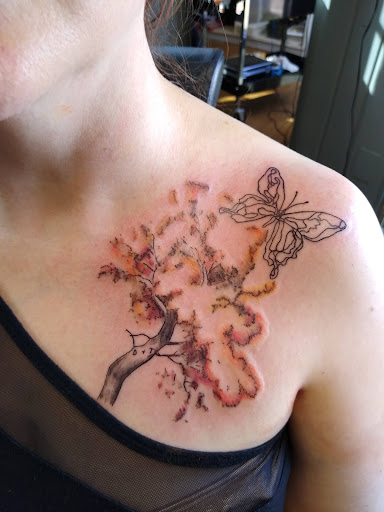 Explore money bag tattoo ideas, creative tattoo ideas in Minocqua, available at Black Sheep Ink